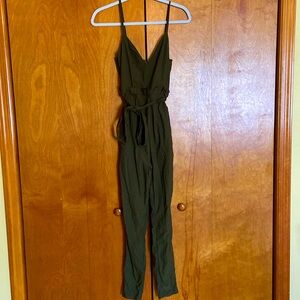 Army green jump suit !